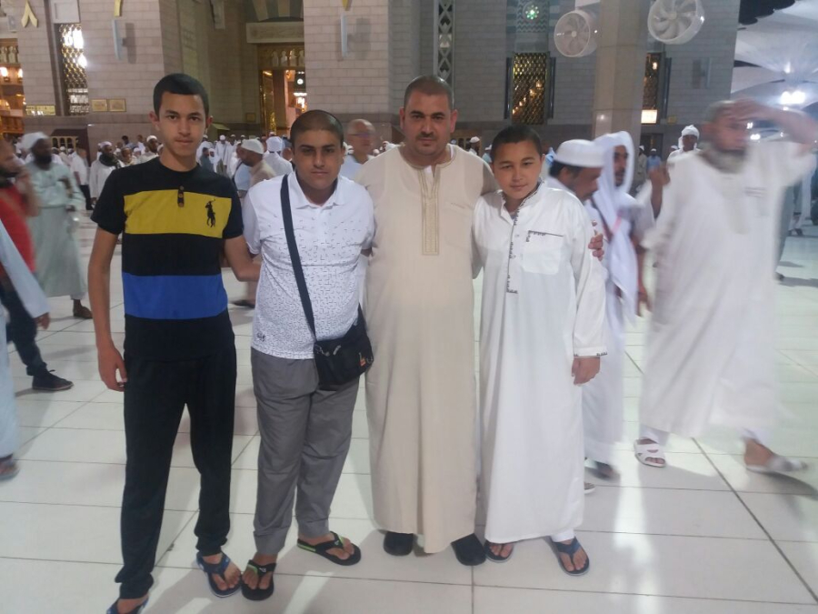 بالصور: معتمرو مدينة يافا يصلون المدينة المنورة بسلام 